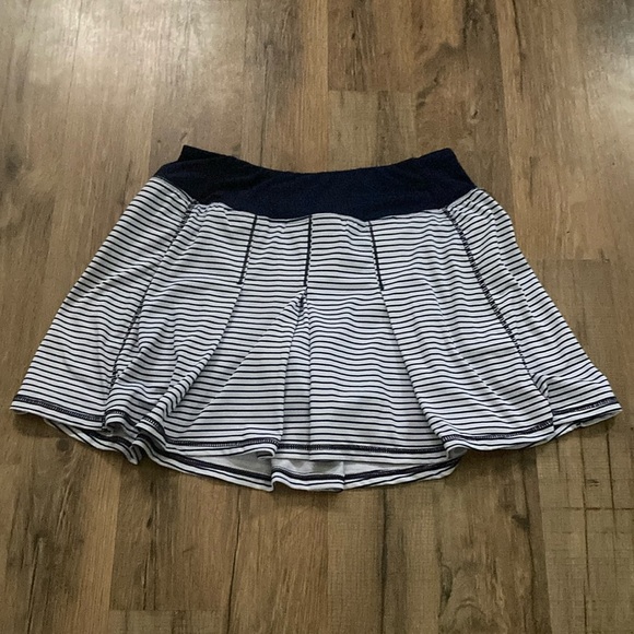 Kyodan Dresses & Skirts - Kyodan Tennis Skort XS Skirt Preppy Navy White Stripes Golf Old Money